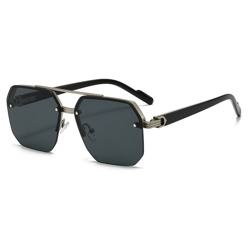Damen modische Sonnenbrille im trendigen Sechseck-Design Karnz