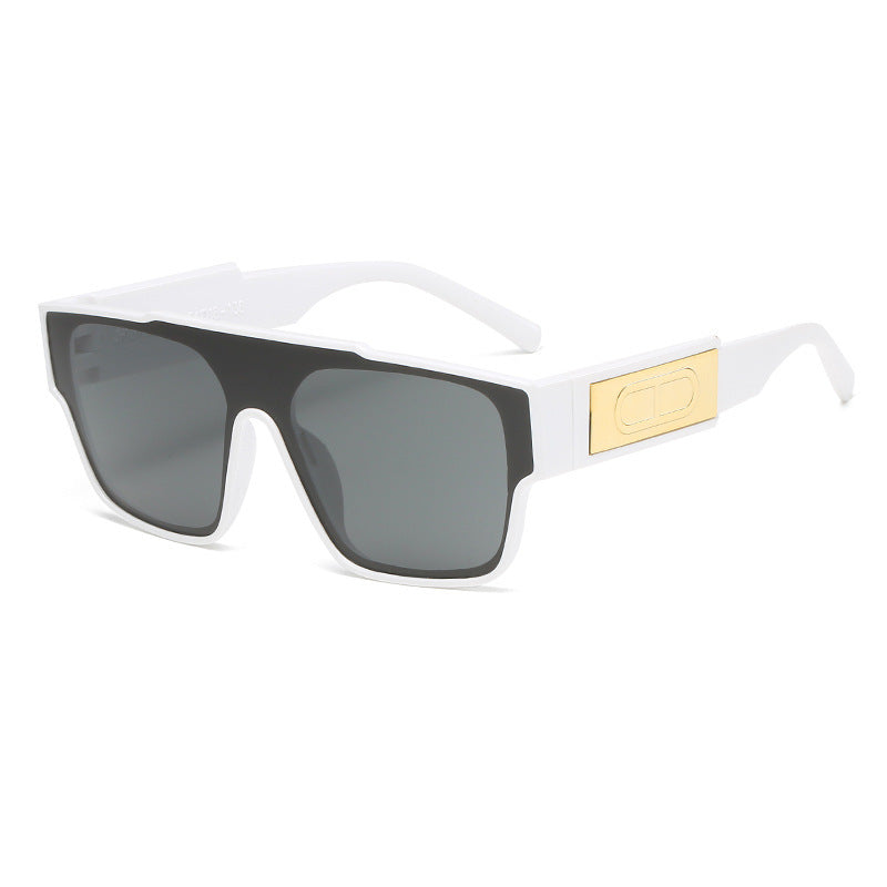Damen Modische oversized Schlagschutz-Sonnenbrille im extravaganten Design Karnz