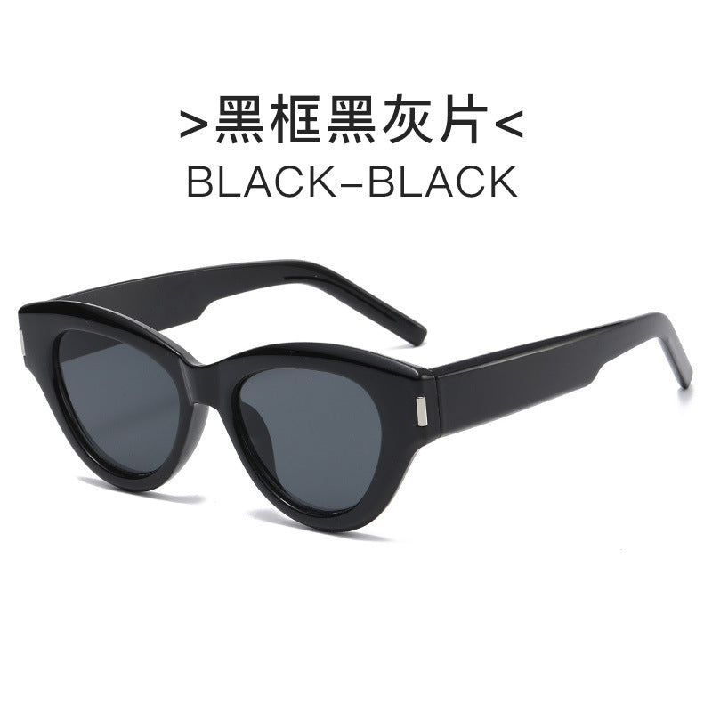 Damen Cat-Eye Sonnenbrille mit robustem Rahmen und UV-Schutz Karnz