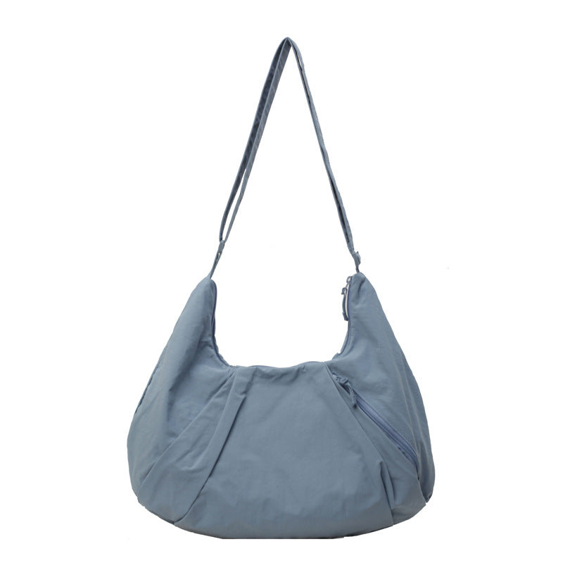 Weiche Stoff Freizeit Schultertasche