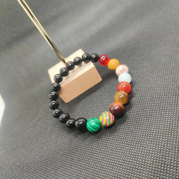 Bunte Armband mit Natursteinen Karnz