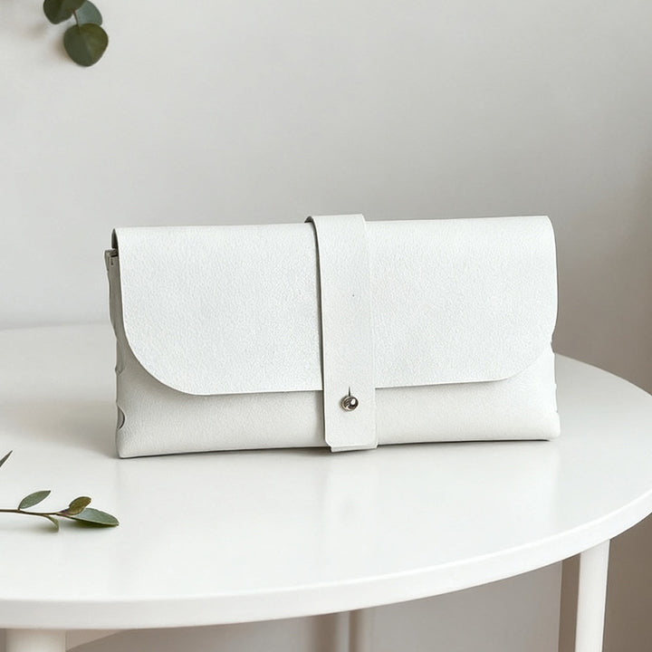 Elegante Kunstleder Clutch Tasche Karnz