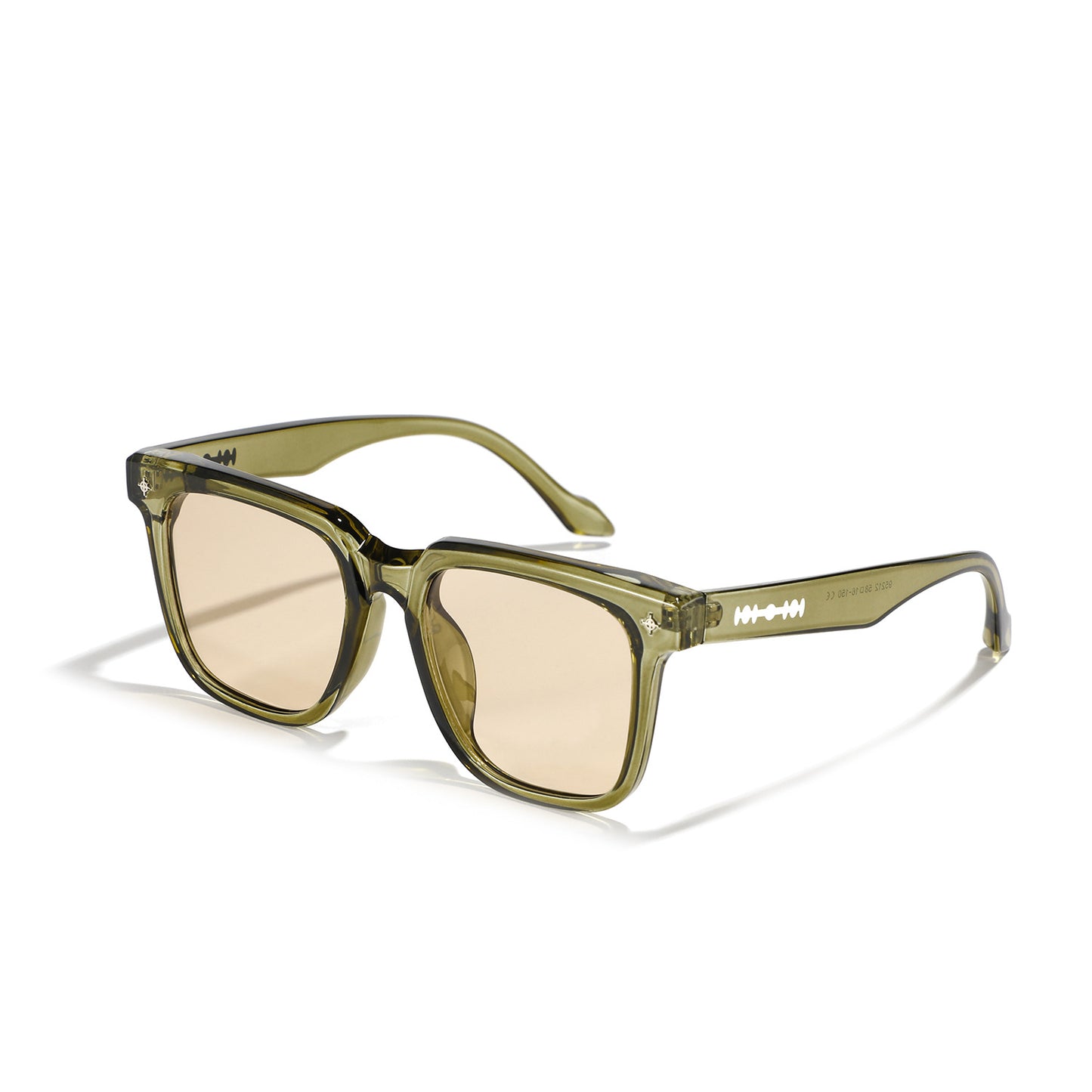 Damen modische quadratische Sonnenbrille mit stilvollem Schildpatt-Design Karnz