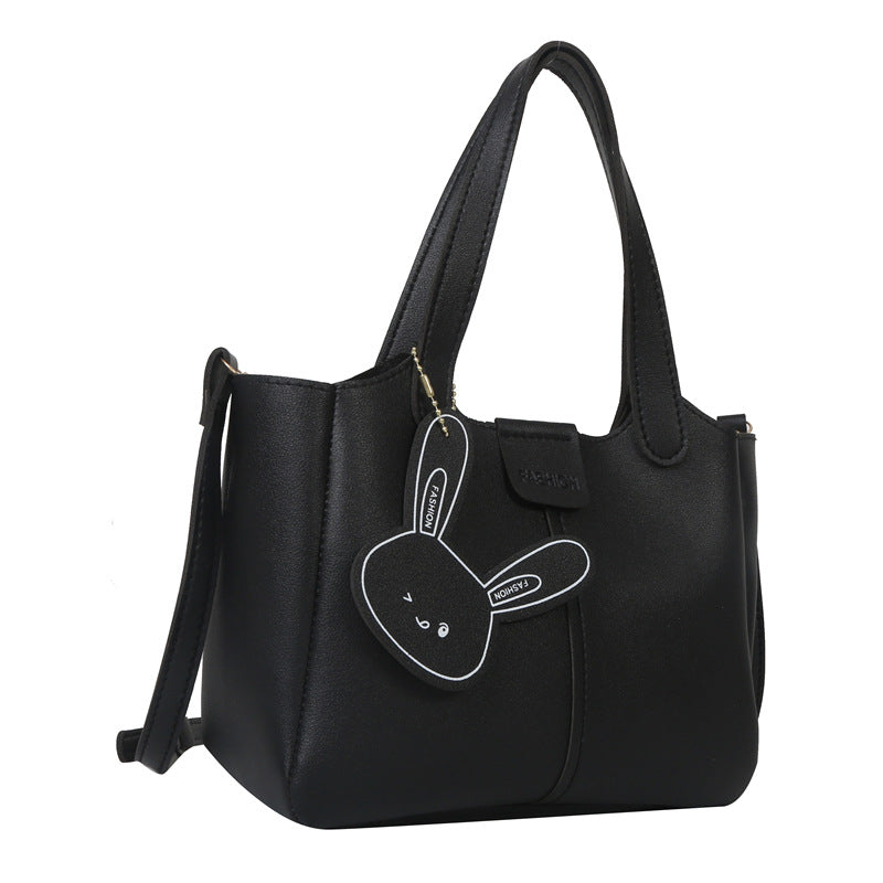 Strukturierte Kunstleder-Handtasche Karnz