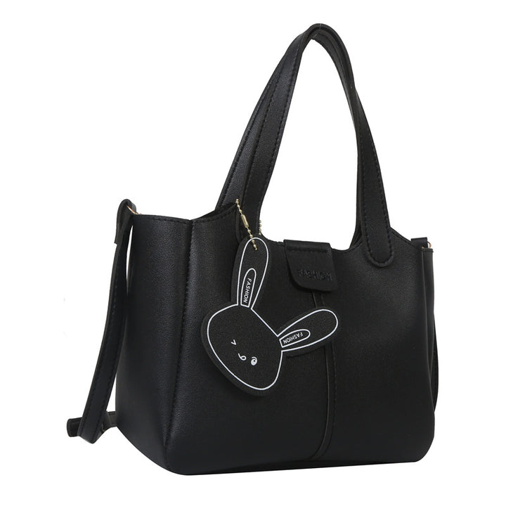 Strukturierte Kunstleder-Handtasche Karnz