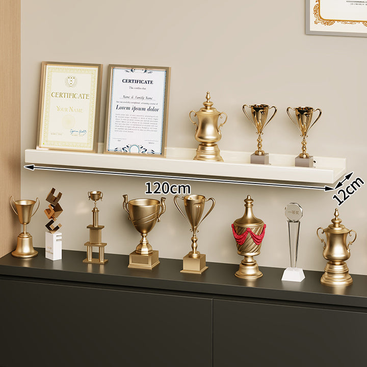 Wandmontierte Schwimmende Display-Regal Lackiertes Hochglanz-MDF