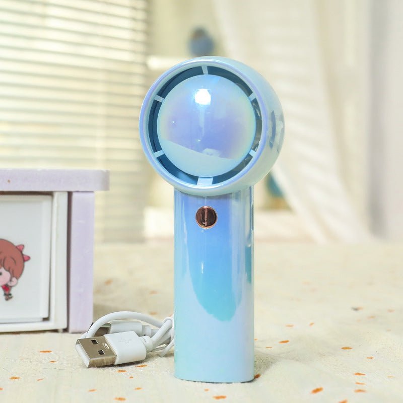 Damen Tragbarer Mini-Handventilator mit USB-Ladefunktion und flexiblem Design Karnz