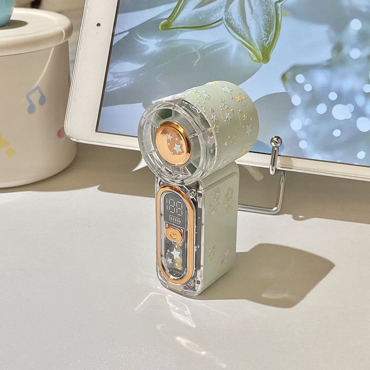 Tragbarer Mini Ventilator mit Led-Anzeige Karnz