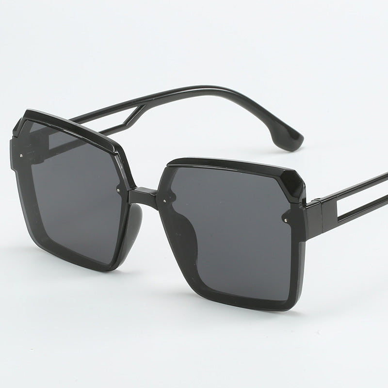 Damen modische quadratische Sonnenbrille mit filigranem Design Karnz
