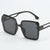Damen modische quadratische Sonnenbrille mit filigranem Design Karnz