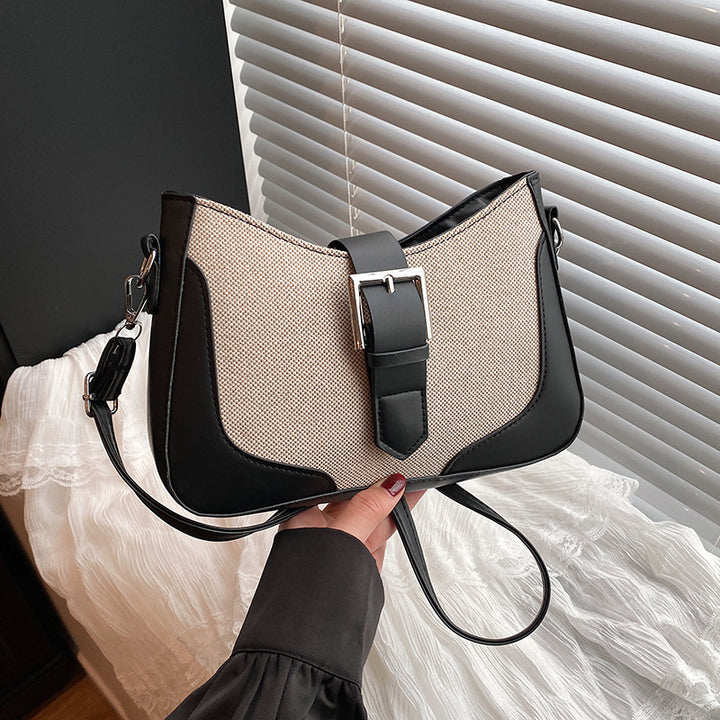 Zeitgenössische strukturierte Handtasche Karnz