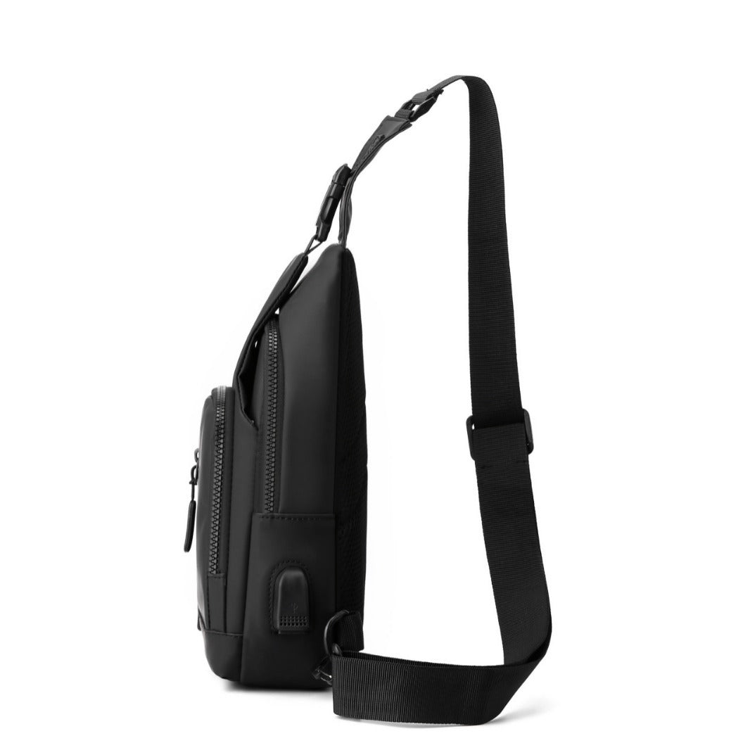 Stylische Stoff Schultertasche Karnz
