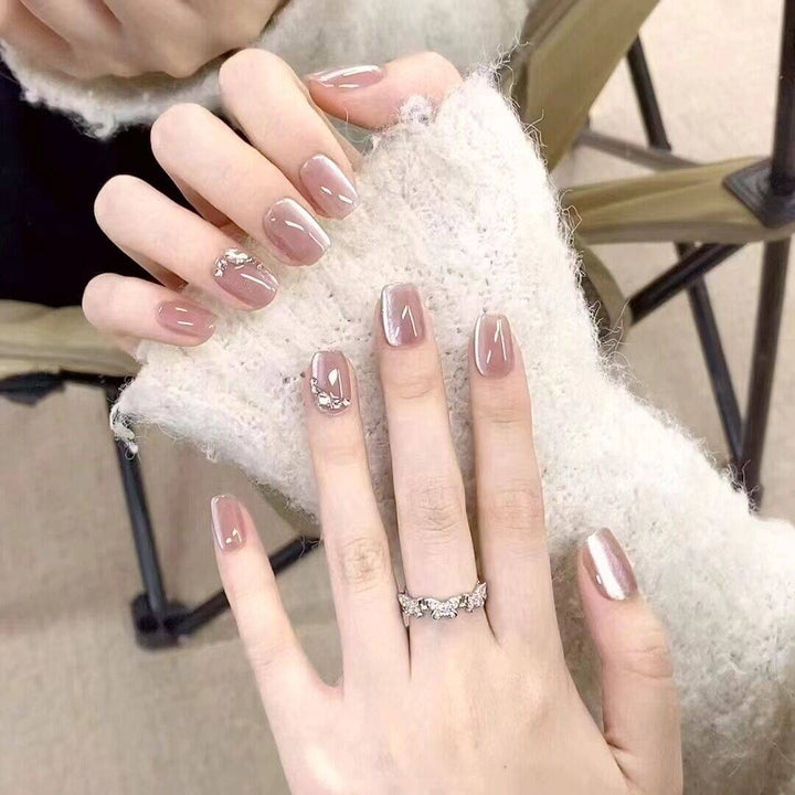 Premium Glitzernde Press-On Nagelerweiterungen Karnz