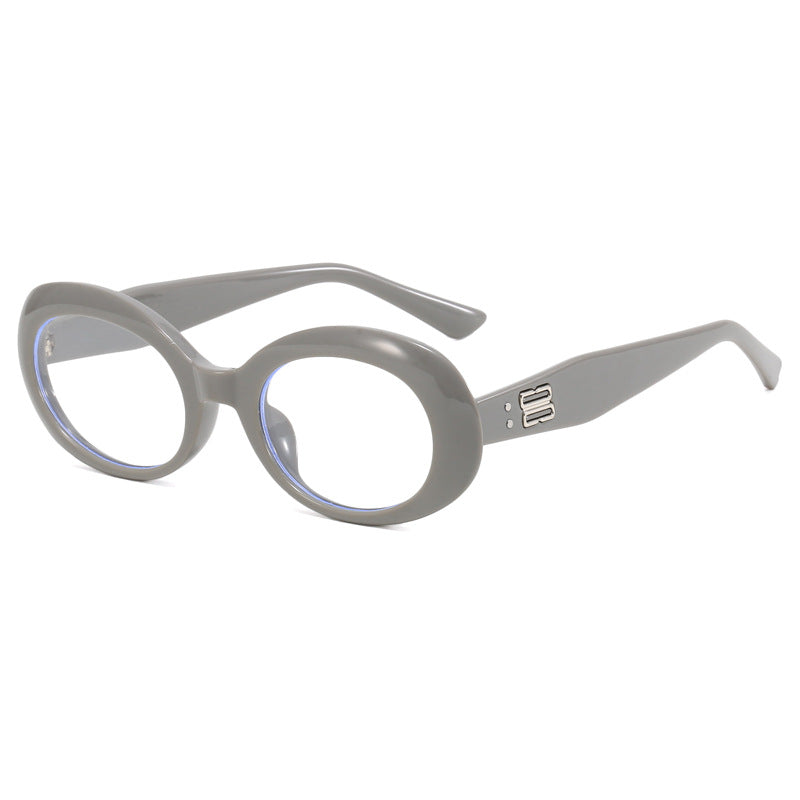 Damen Retro-inspirierte Sonnenbrille mit breitem Rahmen Karnz