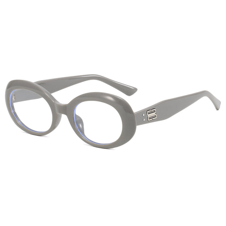 Damen Retro-inspirierte Sonnenbrille mit breitem Rahmen Karnz
