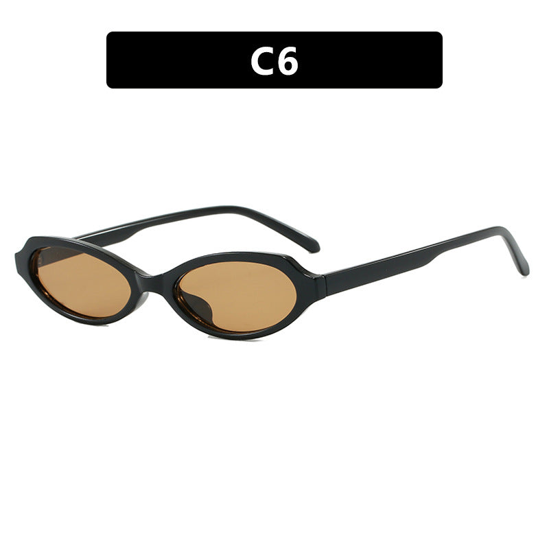Damen elegante Sonnenbrille im stylischen Ovaldesign Karnz