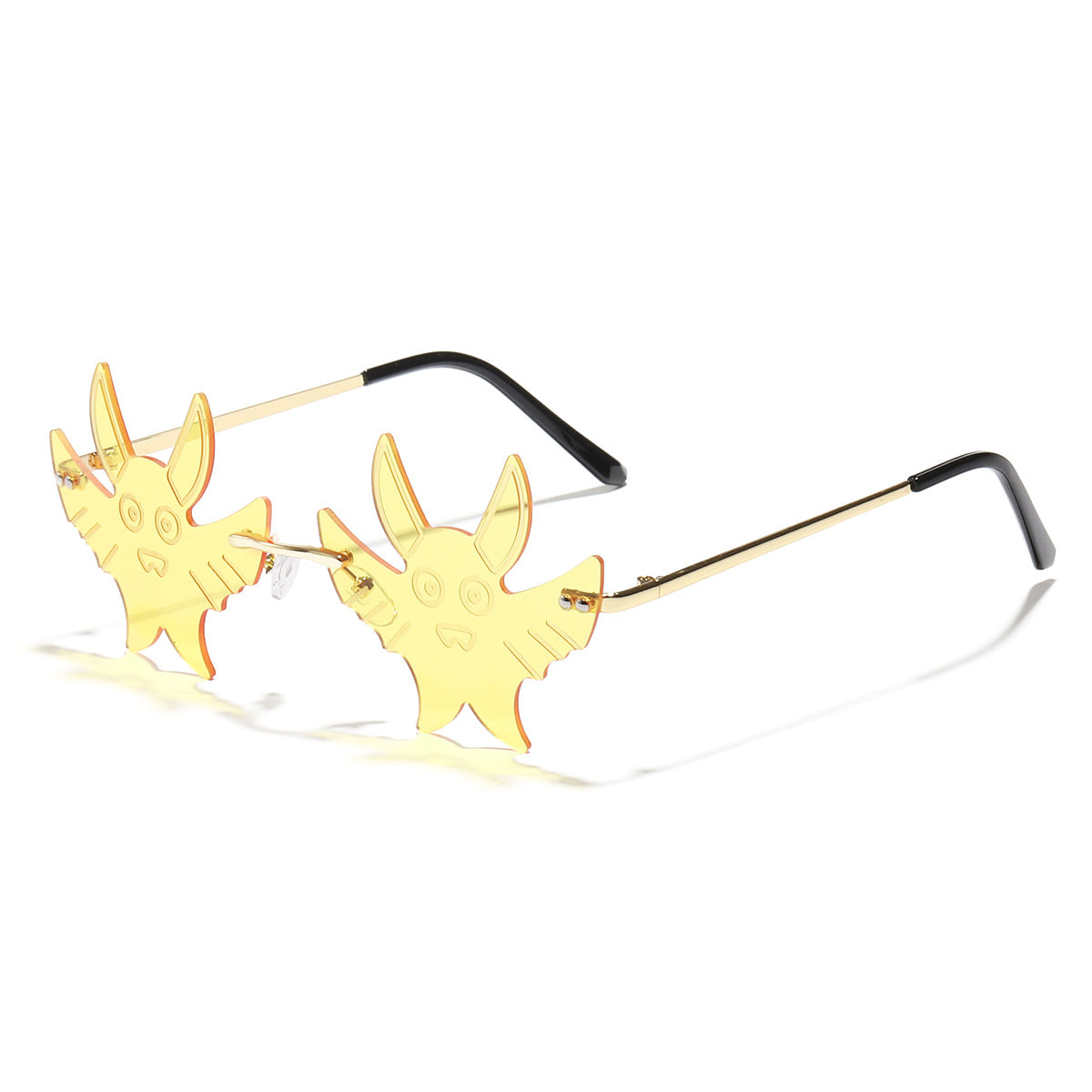 Damen ausgefallene Sonnenbrille mit tierischem Design Karnz