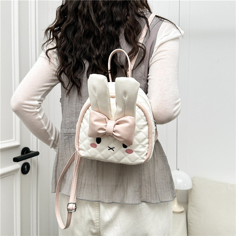 Niedlicher Hasen-Themen Mini-Rucksack Karnz