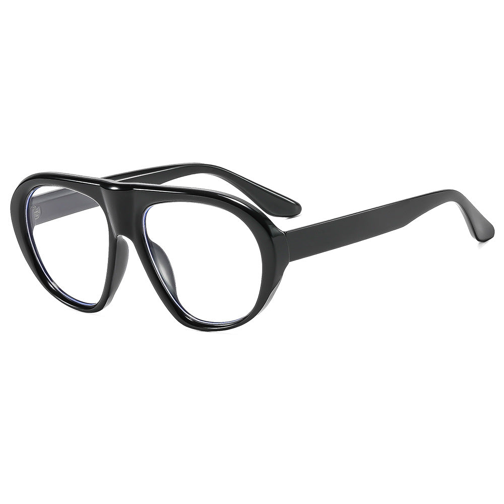 Damen modische Brille mit großem Rahmen und stylischem Design Karnz