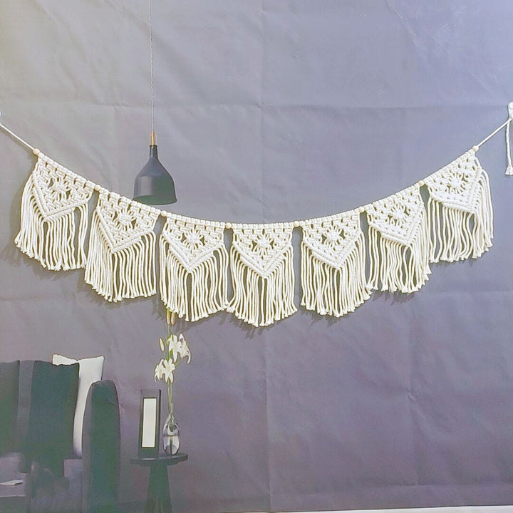Macrame Bohemian Wanddekoration Karnz