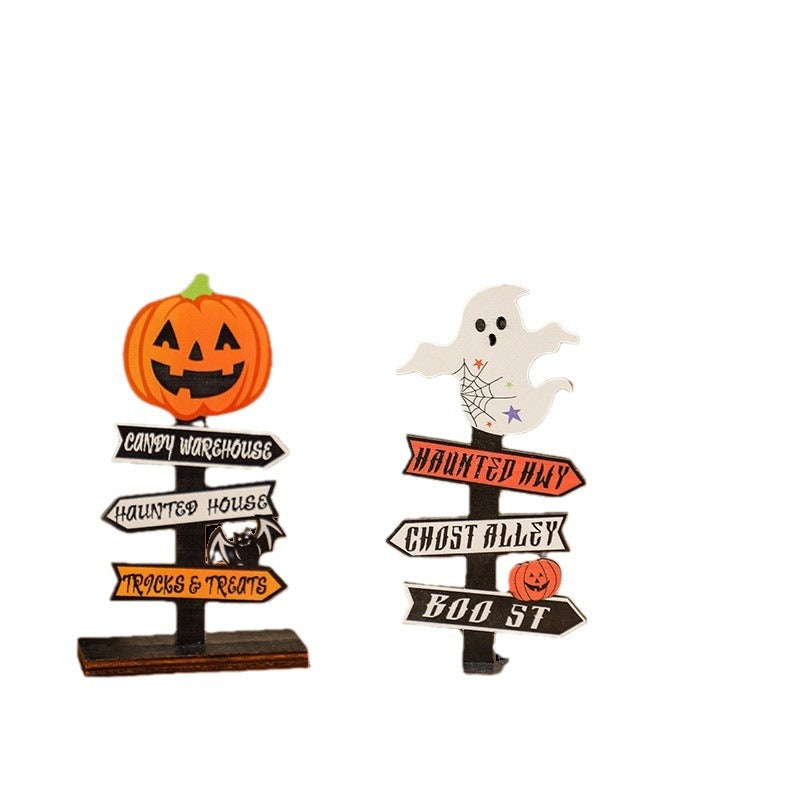 Kreative Halloween Deko-Schild mit Kürbis-Motiv Karnz