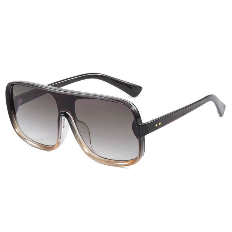 Damen modische Oversized-Sonnenbrille im futuristischen Design Karnz