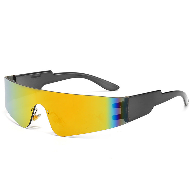 Damen Sportliche Sonnenbrille mit futuristischem Design Karnz
