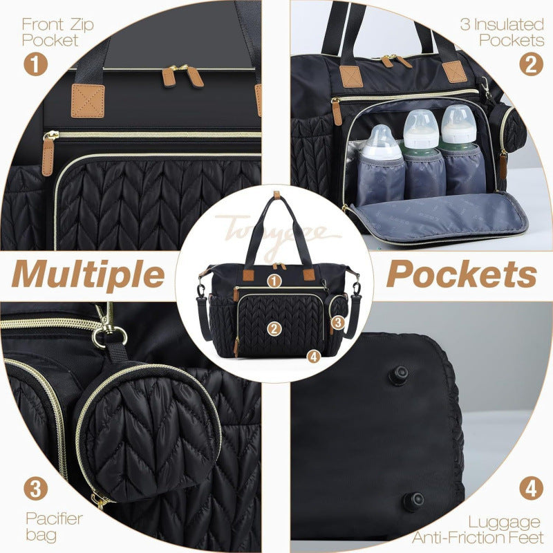 Elegante Wickeltasche mit Isolierten Fächern Karnz