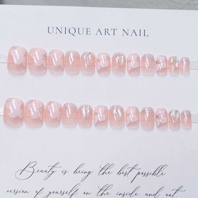 Blumen Acryl Nagelkunst