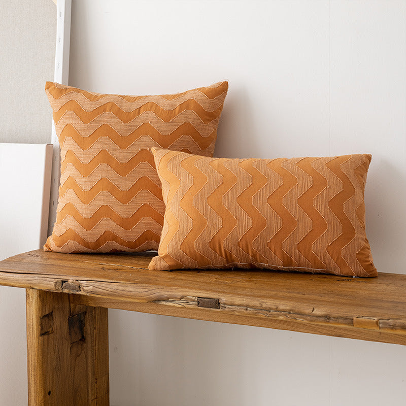 Chevron-Muster-Textur-Kissen