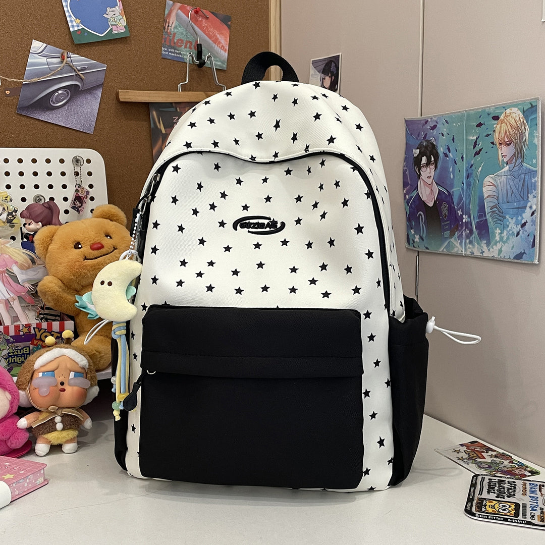 Stylische bedruckte Rucksack mit lustigen Charakterakzenten Karnz