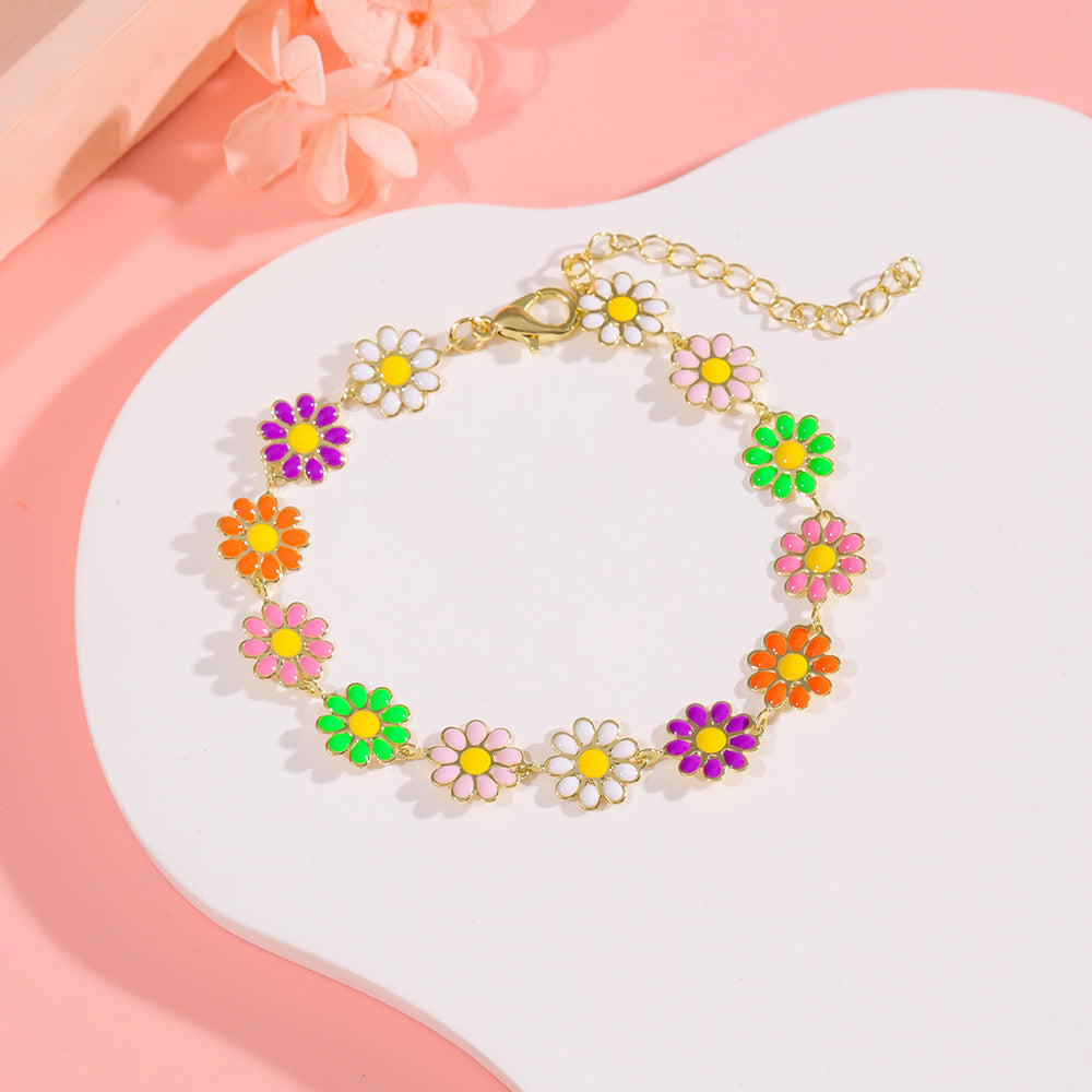 Floral Charm Bracelet Karnz