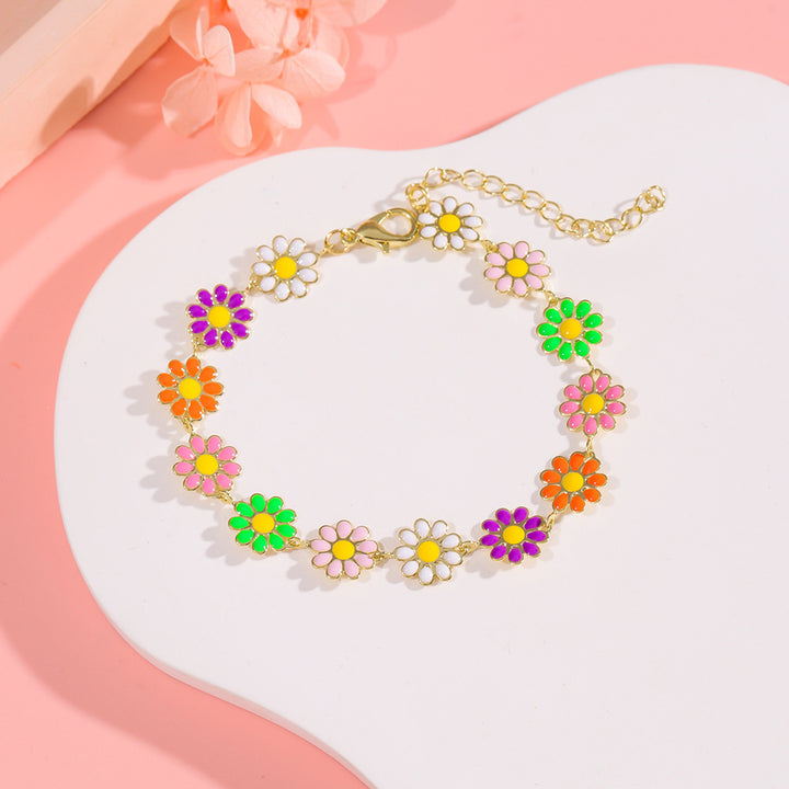 Floral Charm Bracelet Karnz