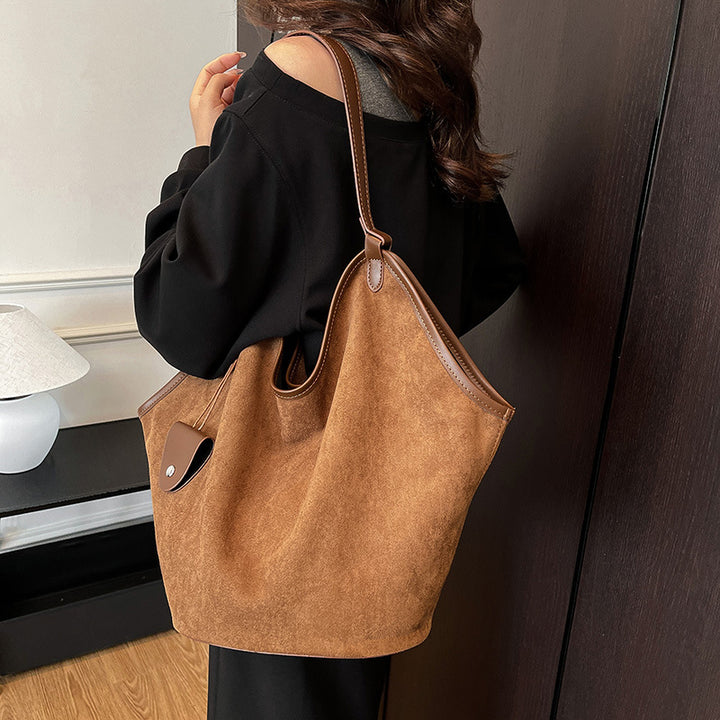 Wildleder Hobo Tasche Karnz