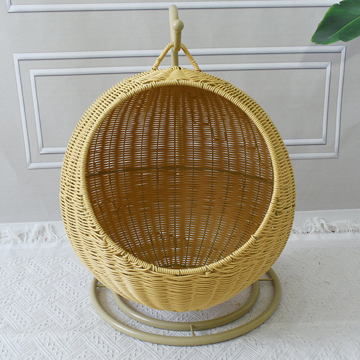 Hängender Rattan-Schaukelstuhl Karnz