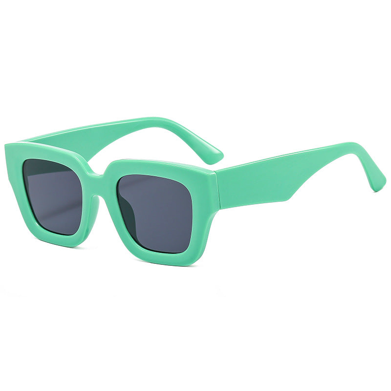Damen Modische quadratische Sonnenbrille mit innovativem Design Karnz
