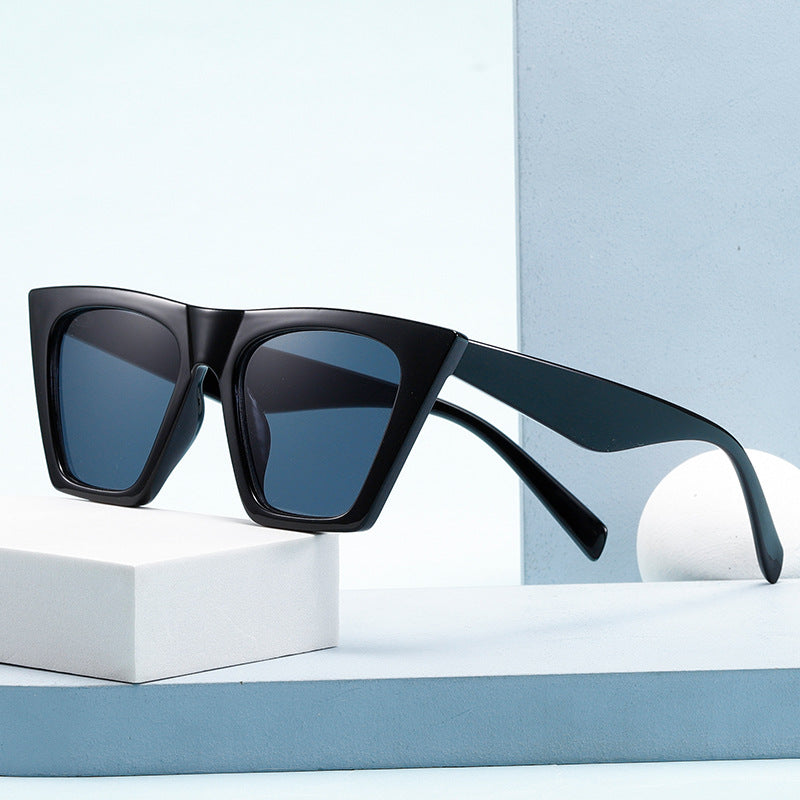 Damen stilvolle geometrische Sonnenbrille Karnz