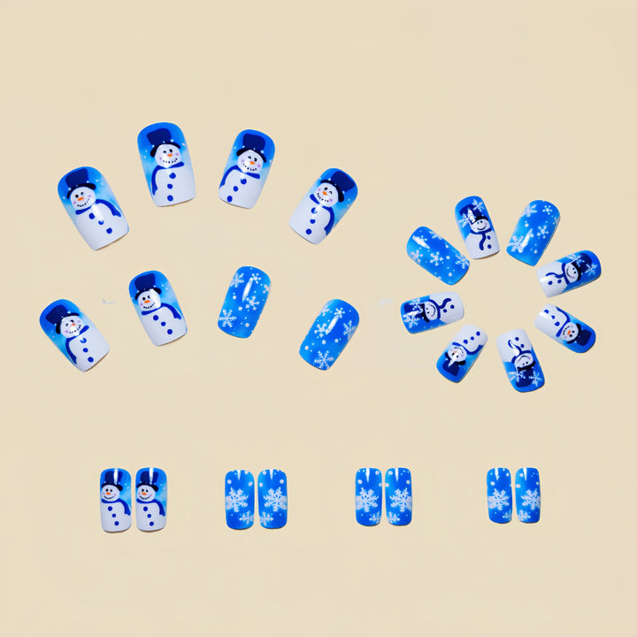 Festliche Winter-Themen Nail Art Karnz