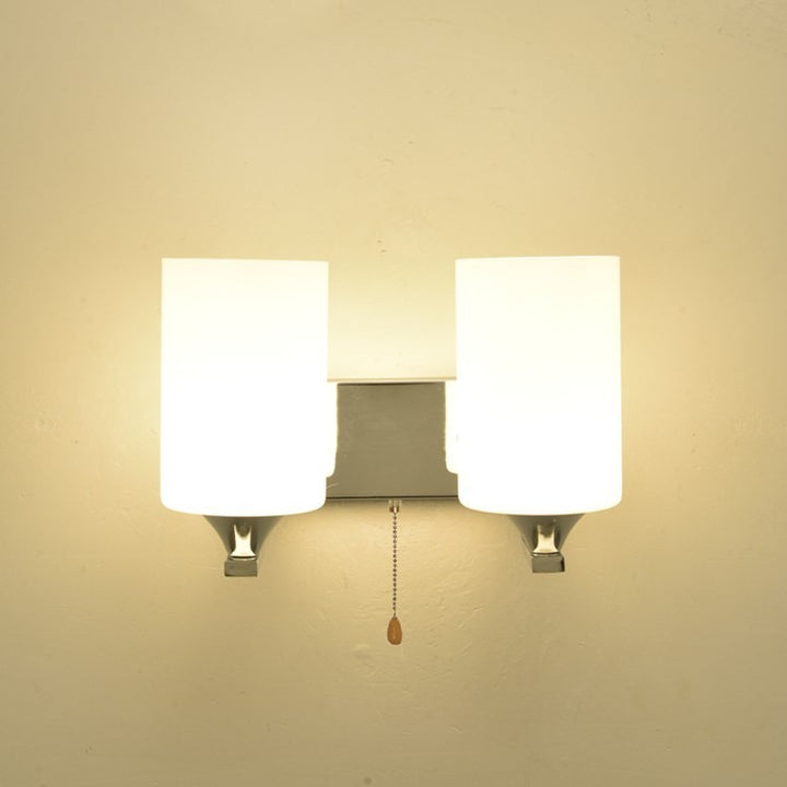 Moderne Dual-Opal Wandleuchte