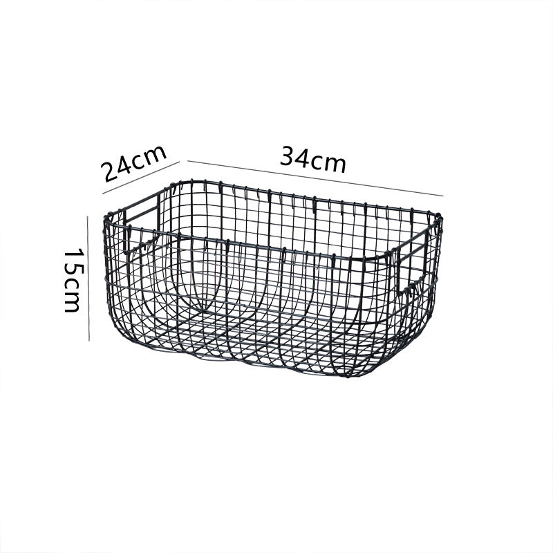 Aufbewahrungskorb aus Metallgitter Karnz