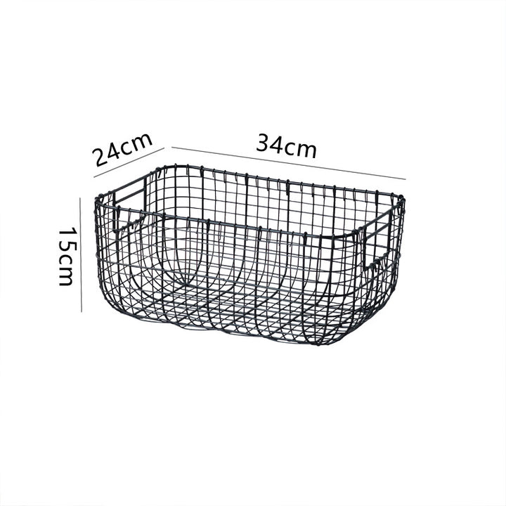 Aufbewahrungskorb aus Metallgitter Karnz