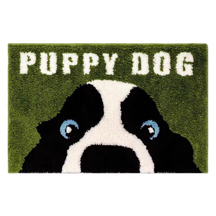 Verspielte Hundethemen-Bodenmatte