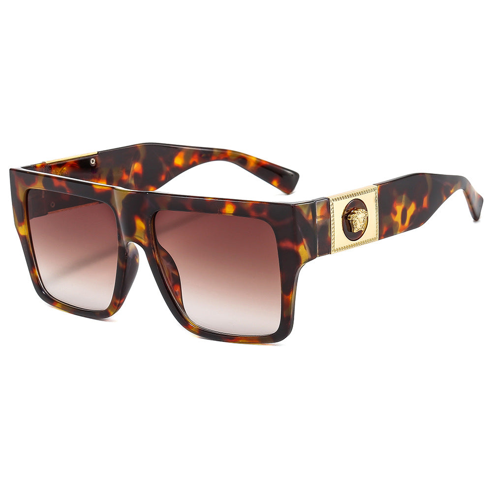 Damen Stilvolle Plateau Sonnenbrille Karnz