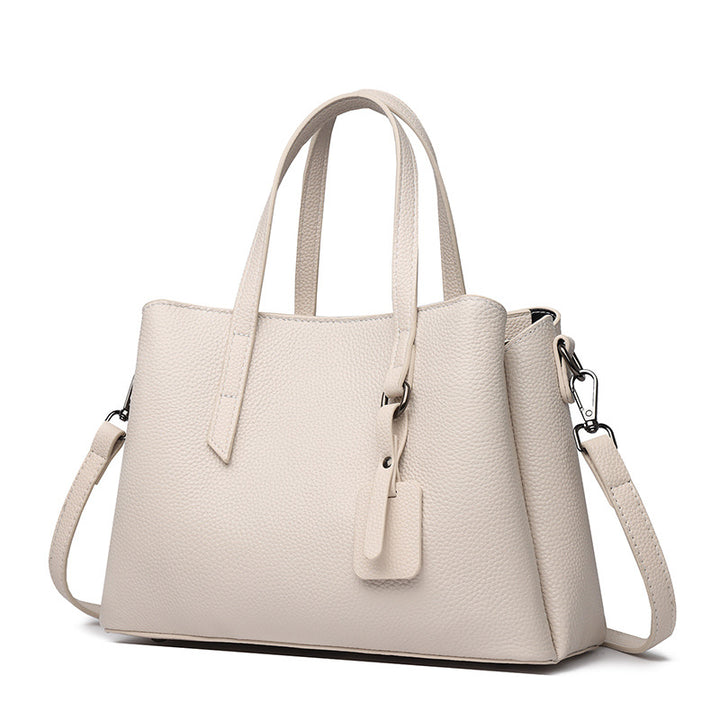 Strukturierte Leder-Tote-Bag Karnz 1785771205