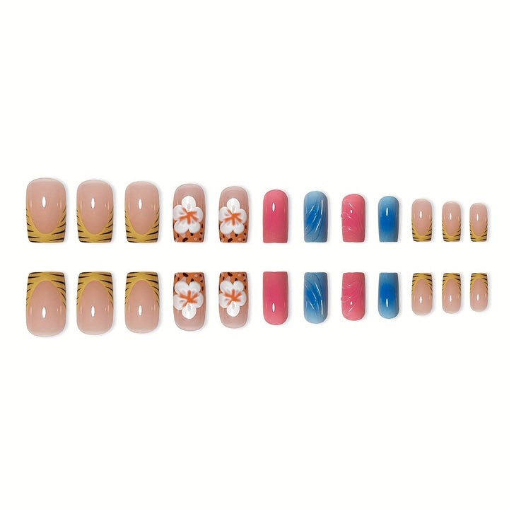 Künstlerisches Acrylnagelkunstdesign Karnz