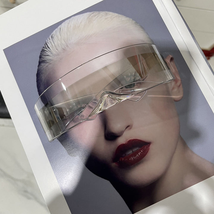 Damen futuristische Brille Karnz