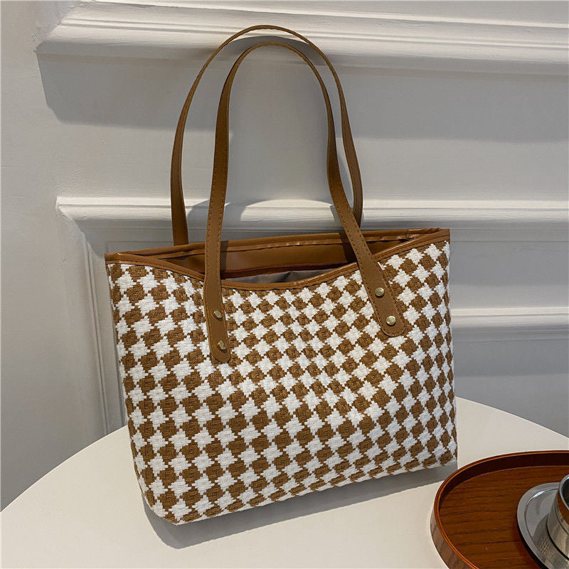 Woven Pattern Strandtasche Karnz