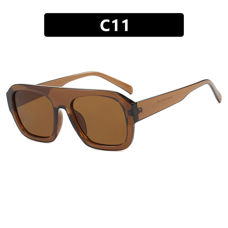 Damen modische Sonnenbrille im schützenden Oversized-Format Karnz