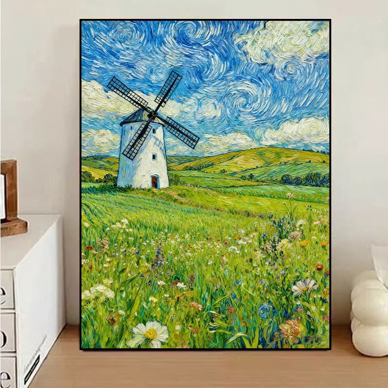 Impressionist Landschafts Kunstdruck Karnz
