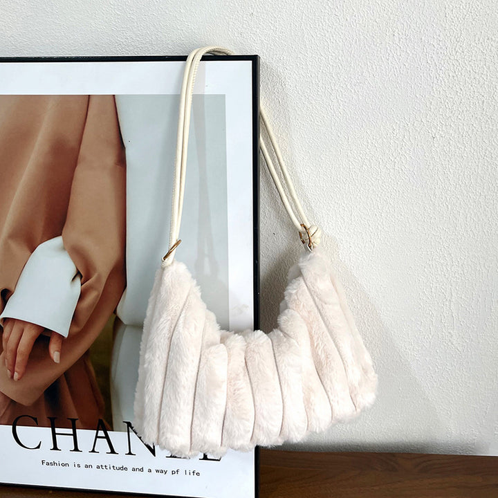 Plüsch Texturierte Handtasche